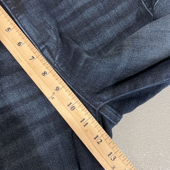 Ayr‎ Jeans Women 28 The Riser Dark Wash High Rise Skinny Jeans Raw Hem - Picture 8 of 14
